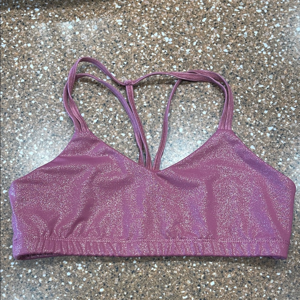 Beyond Yoga  Sparkling Pink sports Bra size Small